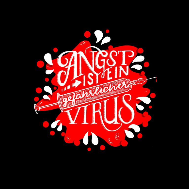 Angst Virus Illustration